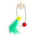 thumbnail image 1 of Succionador De Navidad Para Gato, Campana Autocurativa, Juguete Divertido, Palo Para Gato, Juguete Elástico Para Gato, Pluma, Artefacto Divertido Para Gato Cateissary HA015287-00, 1 of 6