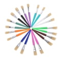 thumbnail image 4 of KAKOWELY Colorful Paint Brush for Kids with Comfortable Plastic Handle Assorted Colors 20 Pieces,6.1"X0.79"X0.59", 4 of 5
