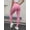 1Pack-Pink, variant on Women's Seamless V Back Gym Leggings Low V Cut Butt Lifting Ribbed Yoga Pants Yoga Sports Green S