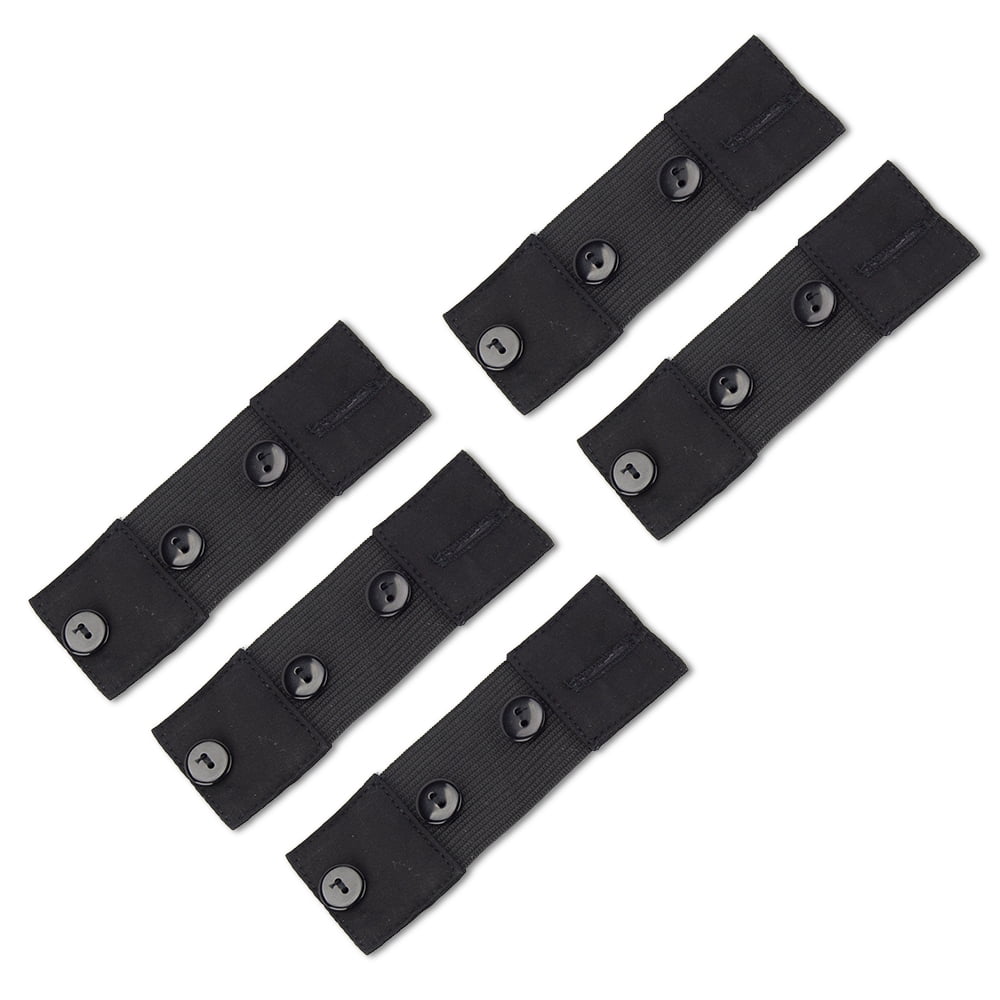 2 Leather Button Extenders that Adjust Your Waist For Both Men & Women Add up 2" 