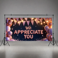 thumbnail image 4 of Pink Glitter Appreciation Banner We Appreciate You Stars for Employee Recognition Event Party Celebration Indoor Decoration, 4 of 7