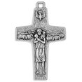 thumbnail image 1 of Christ le Bon Pasteur Pape Croix Papale (Petite (1.5 Pouces)), 1 of 1