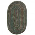 thumbnail image 1 of Colonial Mills WY26R048X084 4 x 7 ft. Worley Oval Area Rug, Dark Green, 1 of 1