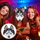 thumbnail image 4 of Máscara de cabeza de perro, divertidas máscaras de animales, disfraz de Halloween, máscaras realistas de cabeza completa para fiestas de disfraces de cosplay, máscaras de lobo para entusiastas., 4 of 7