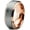 3-Rose Gold Bevel Tungsten, variant on Tungsten Gamer Grey Ring Women Groomsmen Gifts Wife Birthday Gift for Her Unique 60th Anniversary