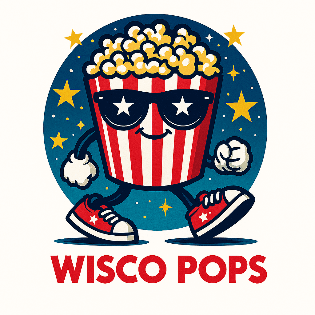 Wisco Pops Hot Cheddar Popcorn Pack of 4, 4.2 Oz