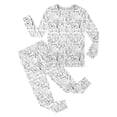 thumbnail image 4 of TZEWGL 2 Piece Outfit Sets For Kid DIY Hand Painted Long Sleeve Top With Pants Homewear Colouring Pajama 2Pcs Sets For Toddlers size, 4 of 5
