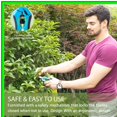 Blue Stainless Steel Pruner for Effortless Gardening