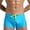 Sky Blue, variant on CALAFEBILA Mens Swim Short Summer High Stretch Quick Dry Solid Surfing Athletic Swim Shorts