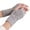 Light Gray, variant on Fewfanhot Ladies Fingerless Thermal Gloves Touchscreen Gloves - Stretch Knit Winter Design for Cold Weather Protection