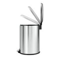 thumbnail image 6 of EKO Essentials Serene 1.3 Gallon Stainless Steel Step Trash Can 5L Wastebasket, 6 of 6