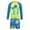 Green, variant on Swimsuits For Boys' Long Sleeve Two Piece Swimsuit With Am Tree Print Upf 50 Sun Protecion Swim Set For Big Kids Bathing Suit For Kids