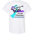 thumbnail image 3 of Inktastic Remembering My Son Suicide Prevention Awareness T-Shirt, 3 of 5