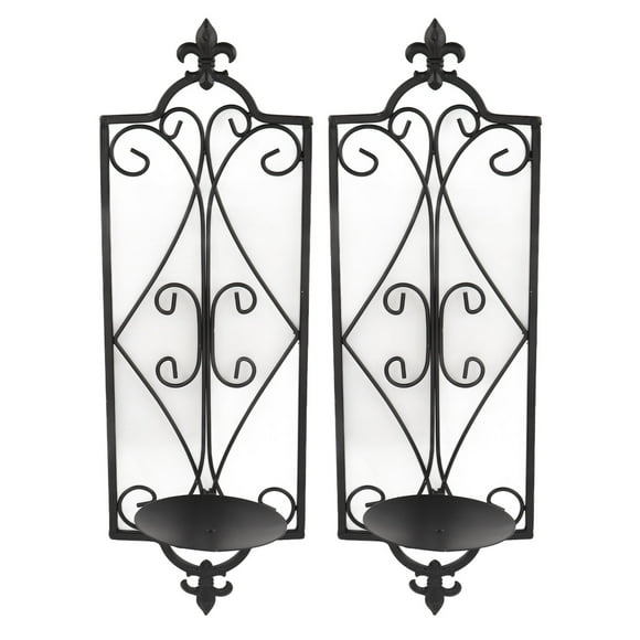 Decorative Wall Candle Holder, 2PCS Wall Sconce Candle Holder Eye Catching  For Dining Room