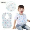 TANGNADE baby essentials 10PCS Children Disposable Bib Non Woven Fabric Waterproof And Dirty Bib