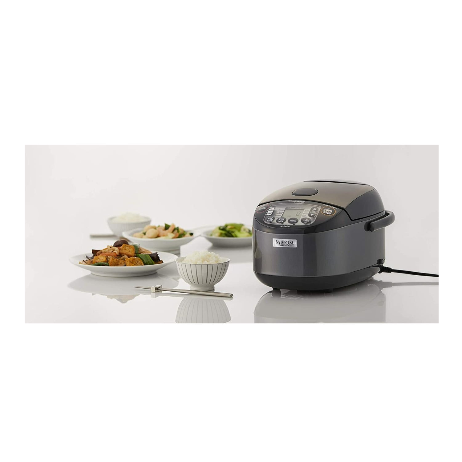 Zojirushi NL-GAC10BM 5.5 Cup Umami Micom Rice Cooker Bundle