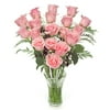 Elegant Pink Long Stemmed Roses