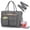 Grey, variant on Teacher Tote Bag with Insulated Lunch Compartment 15.6 inch Laptop Bag for Women Lightweight Work Bags Nurse Bags