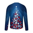 thumbnail image 5 of Elvqul Mens Christmas Shirts Fashion Pullover Retro Long Sleeve Trendy Shirts for Men Crewneck, 5 of 5
