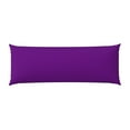 thumbnail image 2 of Gaeub Purple Printed Long Body Pillowcase Envelope Closure 1 Pack Wrinkle for Night Sweats - 20x54 in, 2 of 8