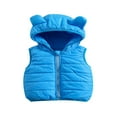 thumbnail image 1 of Gilet Matelassé Léger Résistant à l'Eau pour Enfants Garçons Filles Veste Chaude d'Hiver Sans Manches, 1 of 7