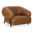 thumbnail image 2 of Moe's Home Collection Devlin Lounge Chair Leather Brown, 2 of 9