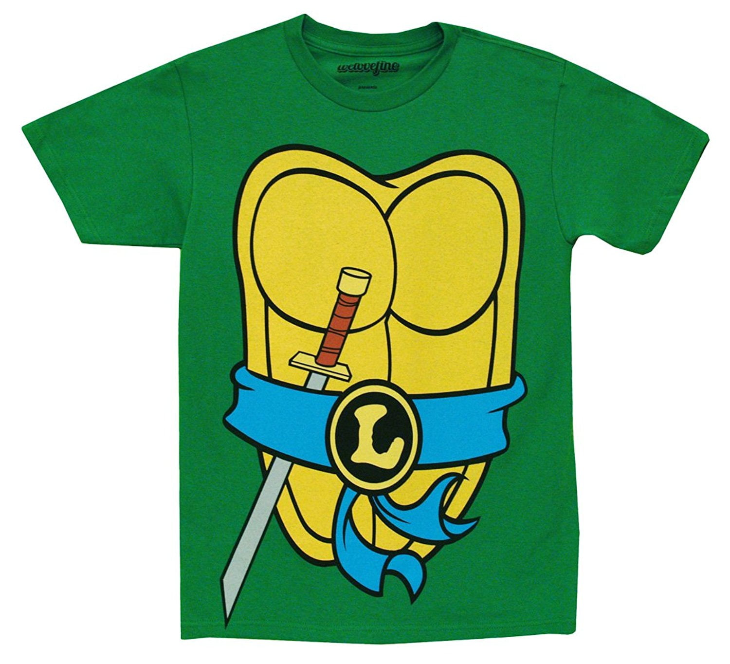  Nickelodeon Ninja Turtles Shirt With Mask and Raphael, Green,  Large : Clothing, Shoes & Jewelry