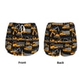 thumbnail image 5 of Fotbe Yellow Excavator Womens High Waist Running Shorts Athletic Workout Quick Dry Shorts for Women with Pockets Gym Yoga Summer Shorts-Medium, 5 of 9