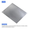 thumbnail image 3 of Uxcell Flexible Graphite Foil Graphite Gasket Sheet Graphite Foil Sheet 250x200x0.8mm, Pack of 3, 3 of 6