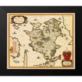 thumbnail image 2 of Blaeu 17x15 Black Modern Framed Museum Art Print Titled - Denmark - Blaeu 1662, 2 of 5