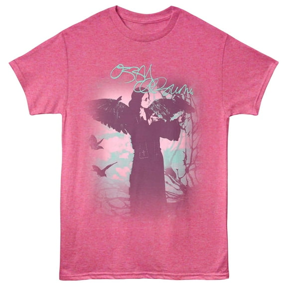Ozzy Osbourne Ordinary Man Wings Men's T Shirt (PinkHeather, AdultS)