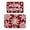 Red, variant on 2 Pack Christmas Bath Mat Set â Red Non- Plush Bathroom Rug Set, Absorbent & Machine Washable High-Pile Mats for Toilet, Kitchen, Entryway, Fall Holiday Decor 16x24 & 32x20 Inch