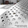 thumbnail image 3 of 2Pcs Heavy Duty Truck Ramps Loading,ATV Ramps,Shed Ramp,Trailer Ramps,Vehicle Loading Ramp,Aluminum Alloy Sliver 9" Wide 63" Long Anti-Slip Surface for Pickup Trucks & Lawn Mowers, 3 of 18