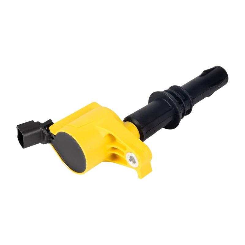 ISA 8 Yellow Ignition Coil Pack and Iridium Spark Plug For Lincoln Ford Expedition F150 F250 F350 F450 F550 Super Duty Mark Navigator 5.4L 6.8L Replacement for FD508 SP515 SP546 DG511
