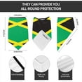 thumbnail image 4 of Jamaica National Country Flag Bandanas Headband Quick Dry Protection Windproof Multifunctional Print Balaclava, 4 of 7