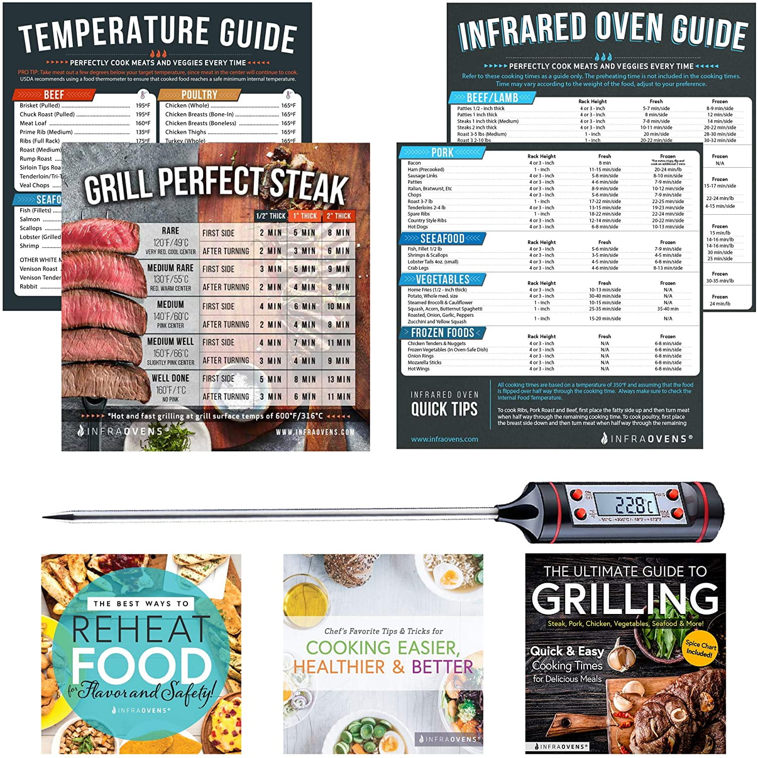 infrared grill cooking times