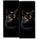 thumbnail image 1 of wonima01 Cute Black Cat 2 Piece Hand Towels,Kitten Decor Kitchen Towel Set,14.5x28in Absorbent Dish Handtowels,Soft,Polyester,Functional Decorative Handtowel for Bathroom,Home Use,Bath,Gifts, 1 of 1