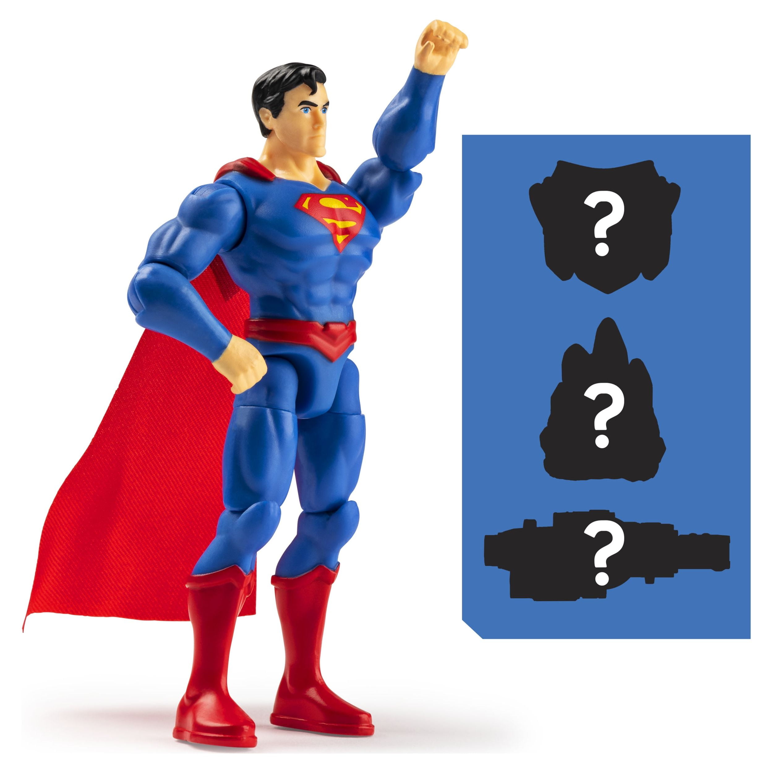 DC Comics 4-Inch Superman vs. Darkseid Action Figure 2-Pack with 6 Mystery Accessories, Adventure 2