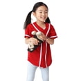 thumbnail image 2 of Ma Croix Kids Baseball Button Down Jersey Youth Active Athletic Uniform, 2 of 5