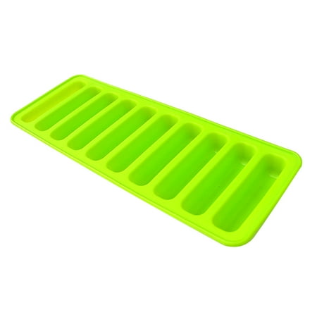 

Silicone Gel Cake Mould Ice Cube Tray 10 Thumb Cake Lady Fingers Mould (Green)