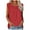 Tank Tops-Red, variant on Brilliant Tank Tops for Women Plus Size 3x Women's Summer Solid Color Casual Loose Fit Pleated Round Neck Sleeveless Tops (Pink,M)