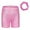 Light Pink, variant on Girls Volleyball Shorts Black Girls Bike Shorts-8" Spandex Soft High Waisted Athletic Dance Gymnastics Volleyball Biker Shorts for Girls 6-14Years