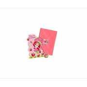 Amscan You're Invited Strawberry Shortcake Party Invitations,6.25 x 3.5-Inch. (Pack of 8)