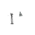 thumbnail image 6 of Golfing Figurine Monkey Statue Buddha Sculpture Resin Material for Home Garden Meditation Space, 6 of 8