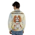 thumbnail image 5 of Cute Cavalier King Charles Spaniel Loves Dad Happy Father's Day All Over Print 3D Baseball Jacket Dog Lover Gifts Bomber Jacket Softball - 12008, 5 of 6