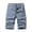 Gray, variant on gakvov Cargo Pants For Men Plus Size Cargo Pants For Men Casual Pure Loose Fit Zipper Button Multi-Pocket Overalls Straight Leg Pants Outdoor Tooling Short Pants