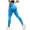 Blue, variant on Women Leggings Butt Lifting Leggings for Women Gym Seamless Pack of 2 Workout Leggings Mid Low Waist Tummy Control Yoga Pants,White