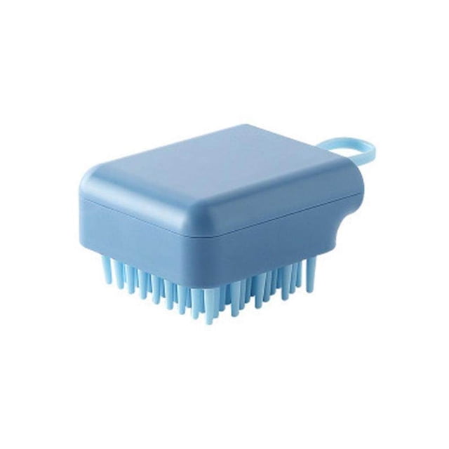 Minnieouse Masajeador para el cuero cabelludo, peine para masaje, cepillo para el cabello, herramienta de masaje, mano de obra fina, tamaño Protección de la piel azul