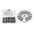 thumbnail image 1 of 1000Pcs Stainless Steel Screws Set for PC Glasses Mobile Phone & 800Pcs Self Tapping Screw Assortment Kit M2, 1 of 8