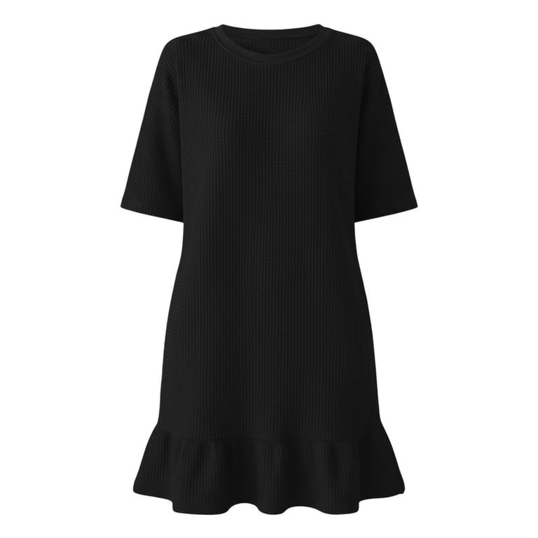 cute casual mini dress Women's Successfully Cute Floral Mini Dress in White/Blue